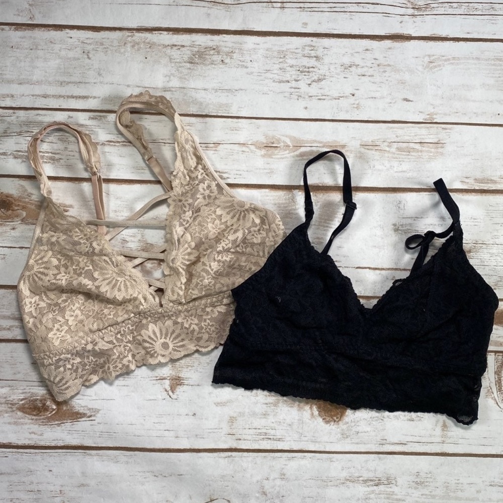 Victorias Secret Pink Bralette Bundle XS